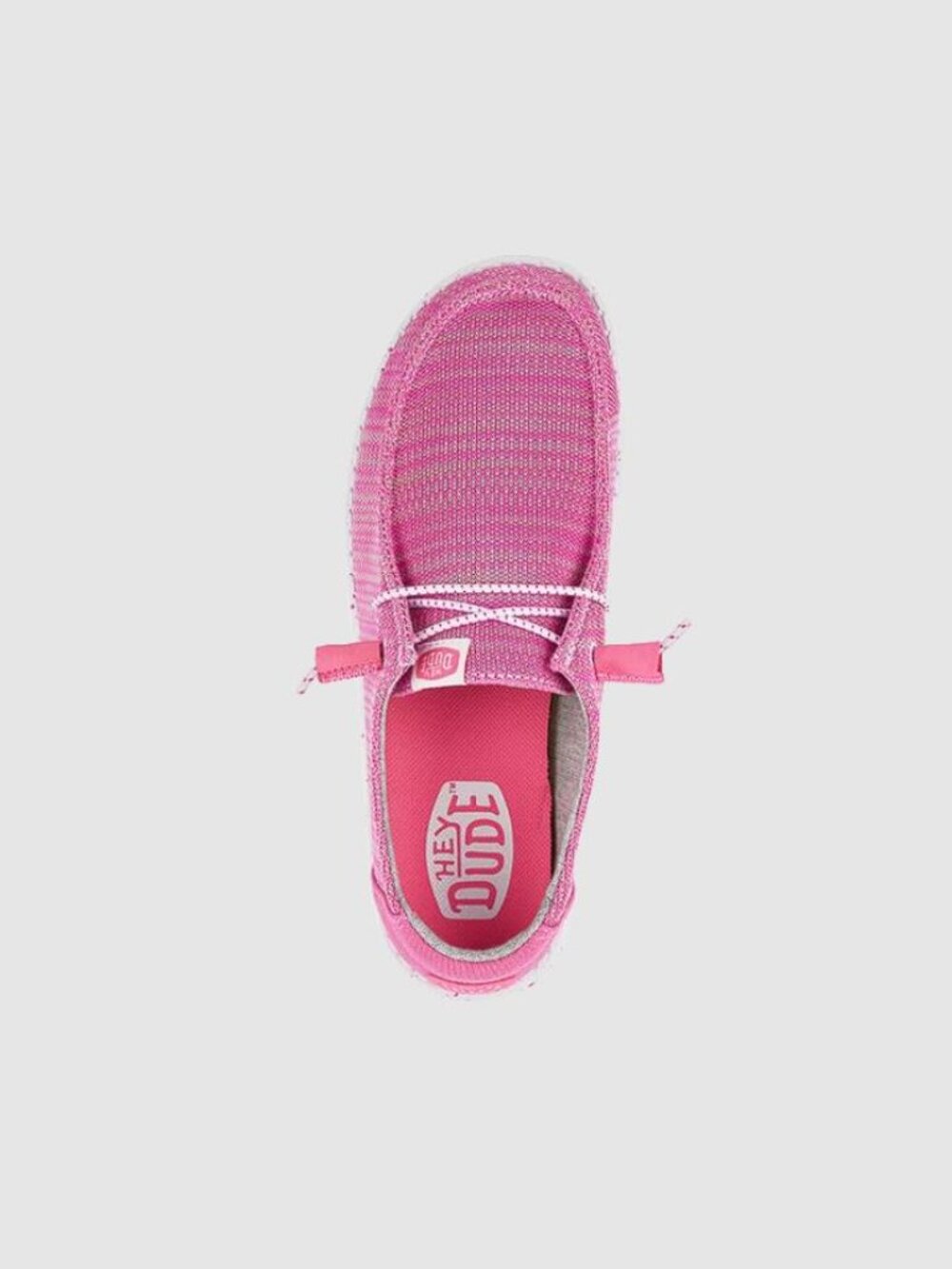 HEY DUDE Women's Wendy Sport Mesh Shoes Size 10 in Bright Pink - Picture 4 of 9